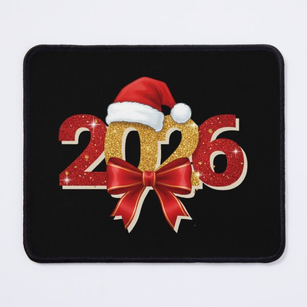 Item preview, 2026 Christmas Glitter Design — Sparkling Holiday Santa Hat & Bow designed and sold by aishacloset.