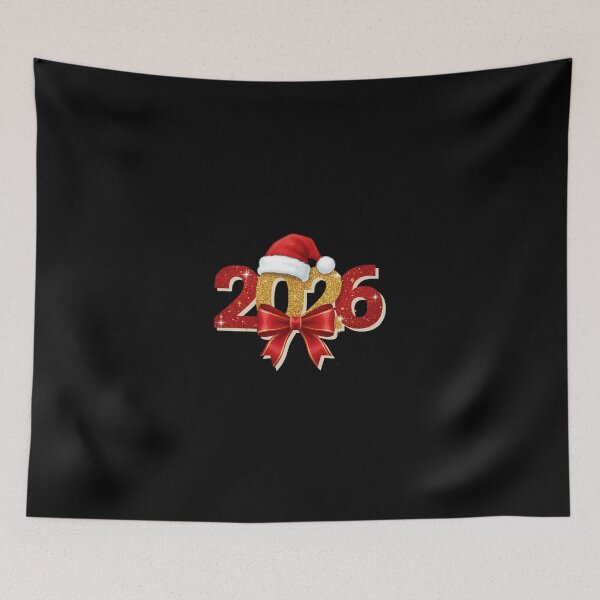 Item preview, 2026 Christmas Glitter Design — Sparkling Holiday Santa Hat & Bow designed and sold by aishacloset.