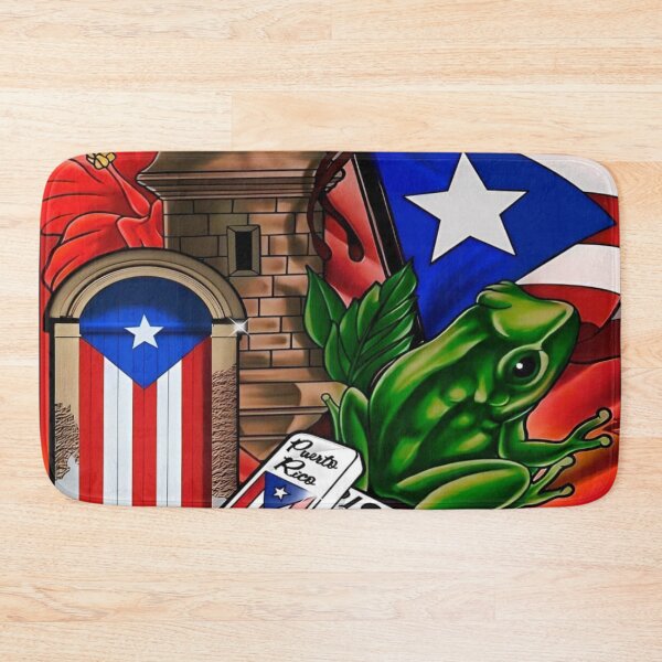 Item preview, Puerto Rico Treasures by Night  -Caribbean Art for Apparel & Home Decor designed and sold by Compass and a Camera.