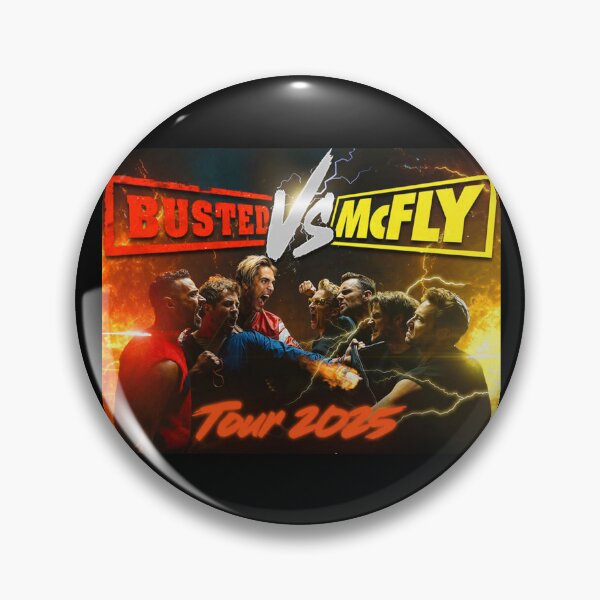 Item preview, McFly vs Busted tour bareng 2025 designed and sold by rgrey17.