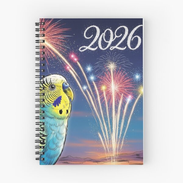 Item preview, Parakeet Celebrating Fireworks 2026 designed and sold by PetJoyPrintsCO.