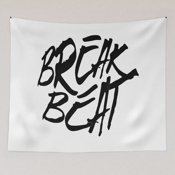 Item preview, BREAKBEAT  - Sketch A Break (Black)  designed and sold by Discothreadz.