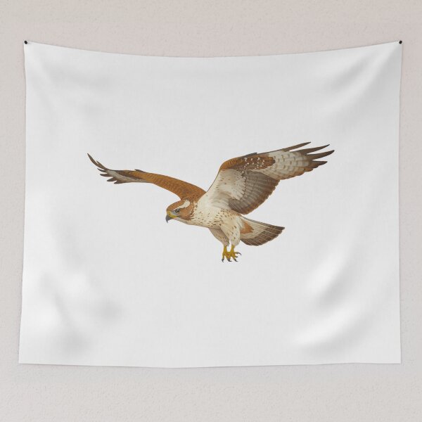 Item preview, Red Tailed Hawk in Flight designed and sold by HoneyBreezeCo.