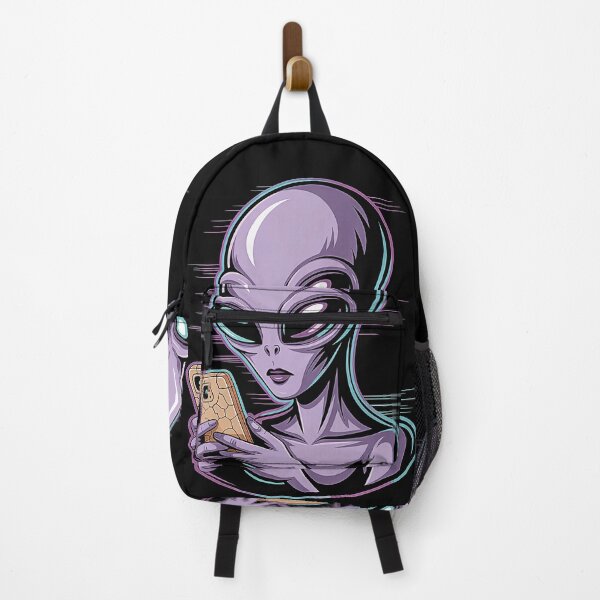 Item preview, Cosmic Cute Alien Chillin' on Your Phone Glow ✨?? designed and sold by trixxcreative.