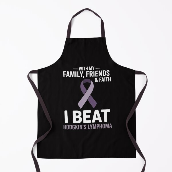 Item preview, With My Family Friends and Faith I Beat Hodgkin's Lymphoma designed and sold by Viepenny.