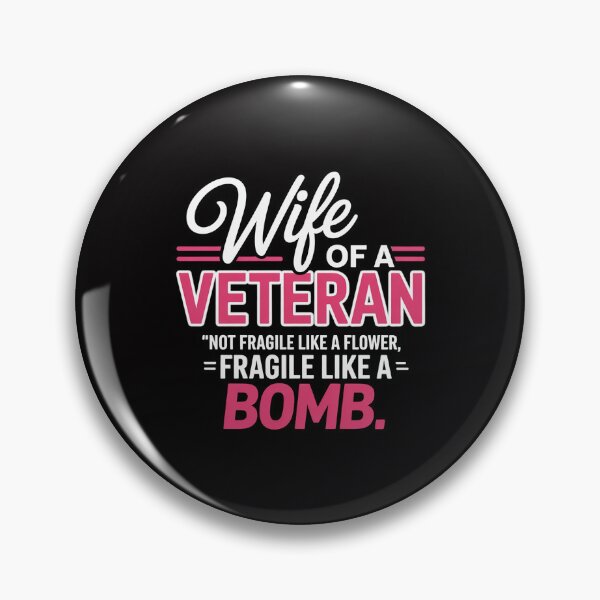 Item preview, Wife Of A Veteran Military Support Husband Flower designed and sold by Viepenny.