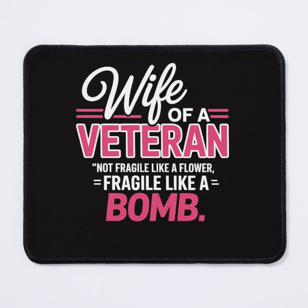 Item preview, Wife Of A Veteran Military Support Husband Flower designed and sold by Viepenny.