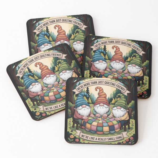 Item preview, We're More Than Just Quilting Friends Gnomes designed and sold by Viepenny.