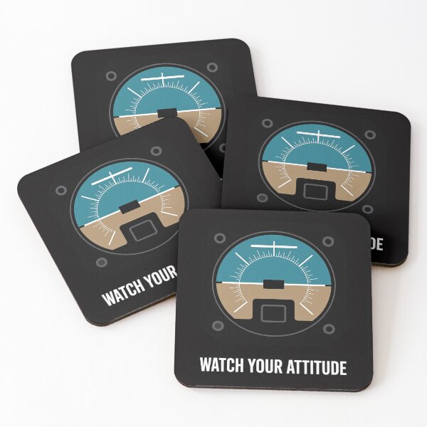 Item preview, Watch Your Attitude Pilot Aviation Birthday Gift designed and sold by Viepenny.