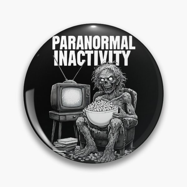 Item preview, Zombie watching TV - Paranormal Inactivity designed and sold by NightTimeJ.
