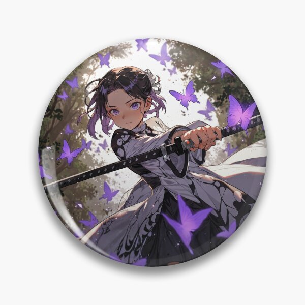 Item preview, Shinobu Kochō 3d, demon slayer designed and sold by Innova_Creations.