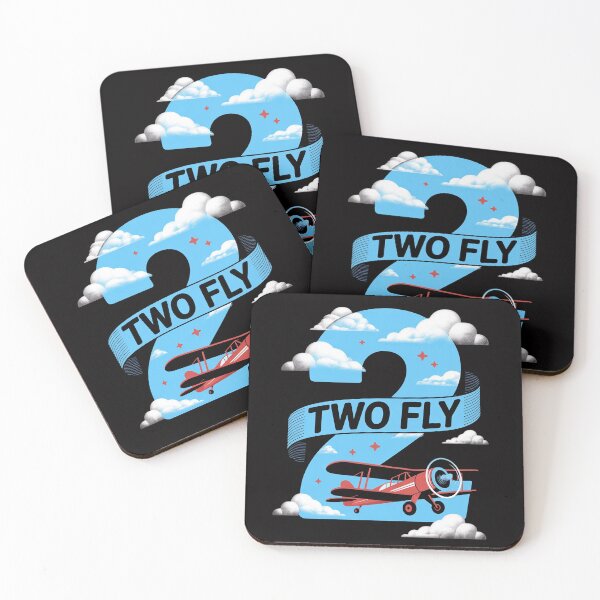 Item preview, Two Fly 2 Years Old Birthday 2nd Bday Birthday Boy Airplane designed and sold by Viepenny.