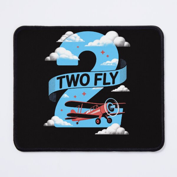 Item preview, Two Fly 2 Years Old Birthday 2nd Bday Birthday Boy Airplane designed and sold by Viepenny.