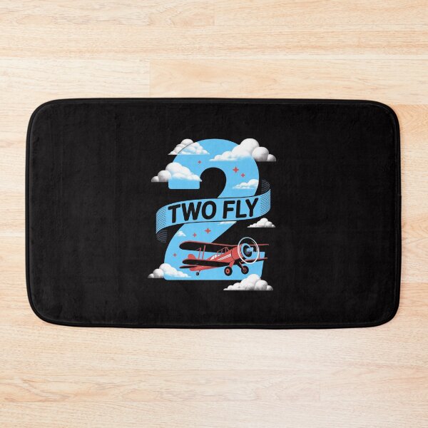 Item preview, Two Fly 2 Years Old Birthday 2nd Bday Birthday Boy Airplane designed and sold by Viepenny.