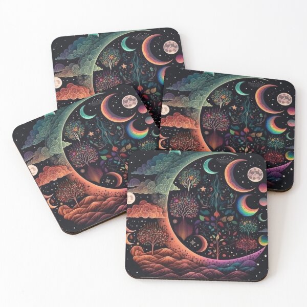 Item preview, Celestial Harmony Design – Mystical Cosmic Art for Apparel & Home Decor designed and sold by Compass and a Camera.