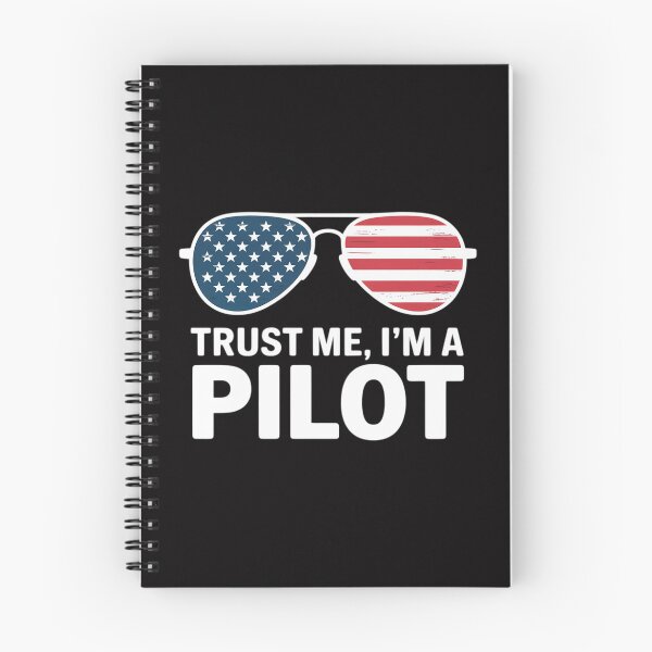 Item preview, Trust me I'm a Pilot pilot Patriotic American flag designed and sold by Viepenny.