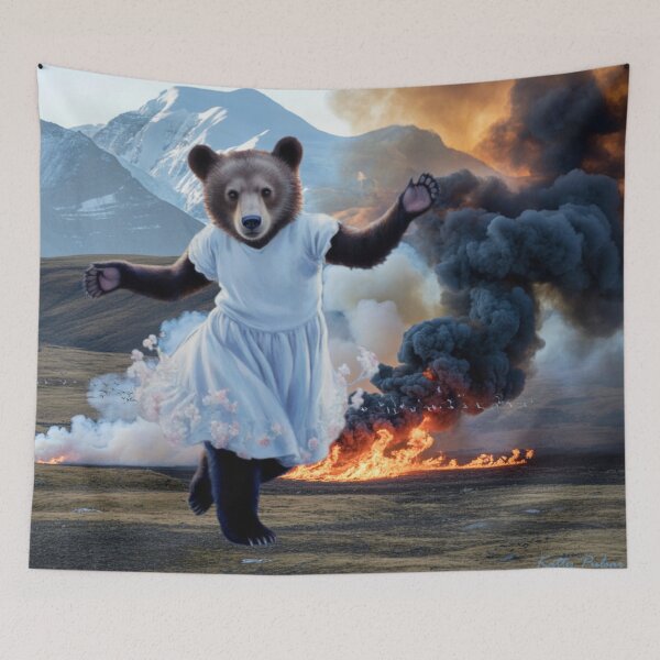Item preview, Dancing Bear Wildfire designed and sold by Kwandry.