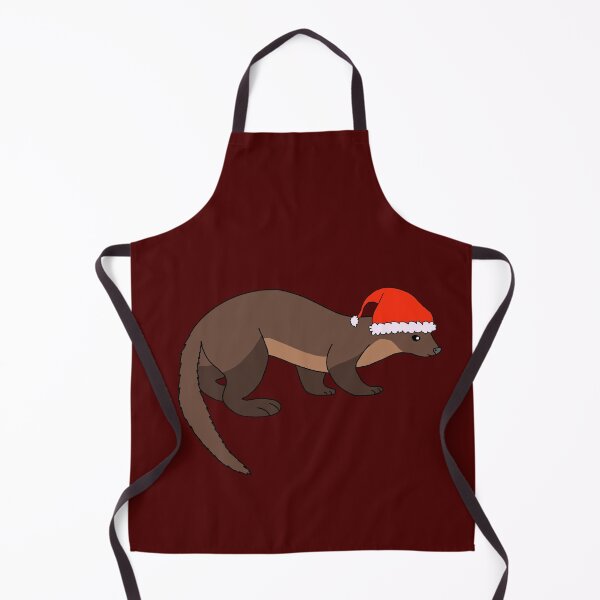 Item preview, Christmas Pine Marten designed and sold by Leapingdoe.