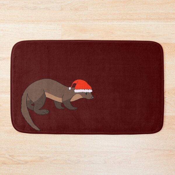 Item preview, Christmas Pine Marten designed and sold by Leapingdoe.