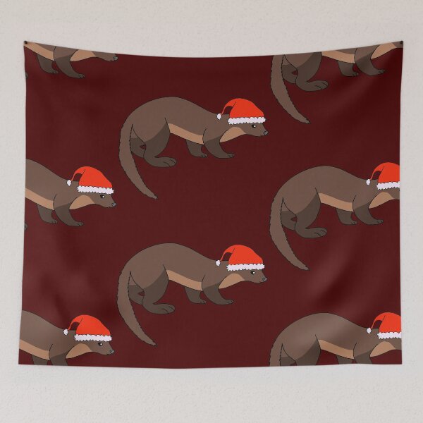 Item preview, Christmas Pine Marten designed and sold by Leapingdoe.