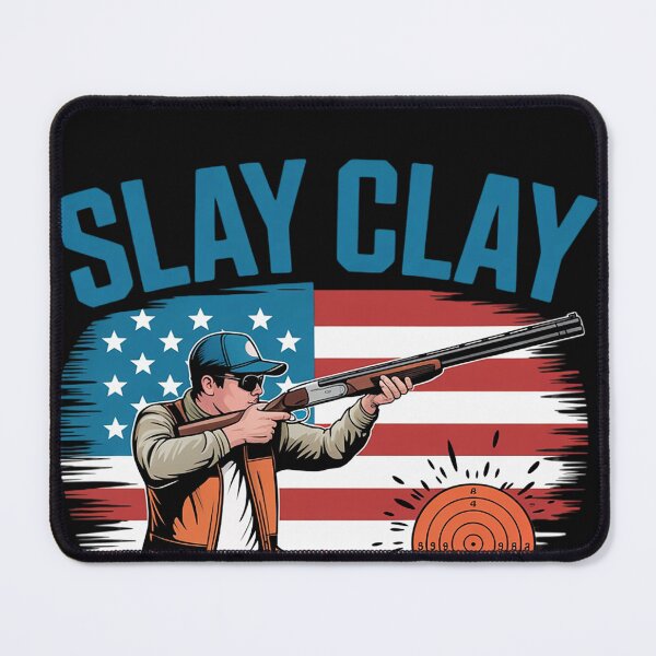 Item preview, Trap Shooting Trapshooters Slay Clay All Day Skeet Shooting designed and sold by EntroRhim.