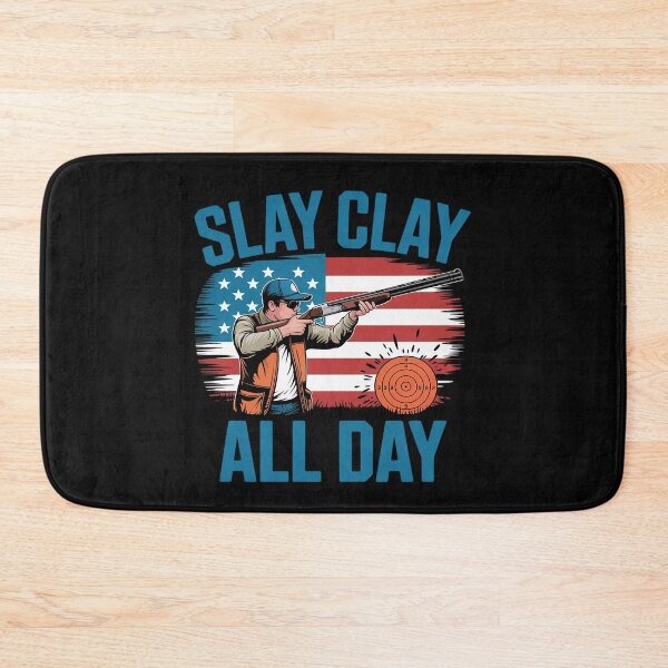 Item preview, Trap Shooting Trapshooters Slay Clay All Day Skeet Shooting designed and sold by EntroRhim.