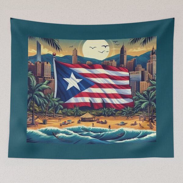 Item preview, Exquisite Puerto Rico Apparel & Home Decor designed and sold by Compass and a Camera.