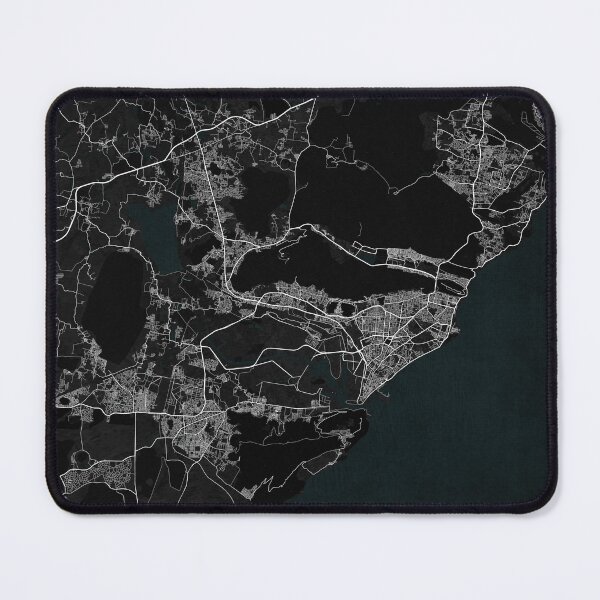 Item preview, Visakhapatnam City Map of Andhra Pradesh, India - Dark designed and sold by deMAP.