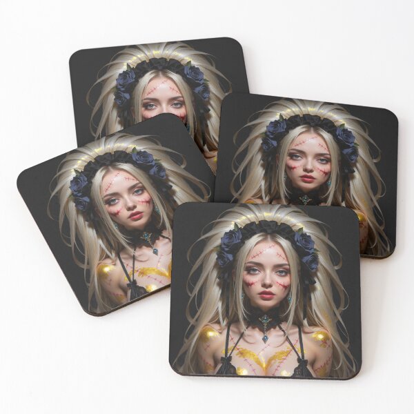 Item preview, Photorealistic Gothic Stitched Doll | Cinematic Horror Portrait designed and sold by Urban-Pulse-UP.