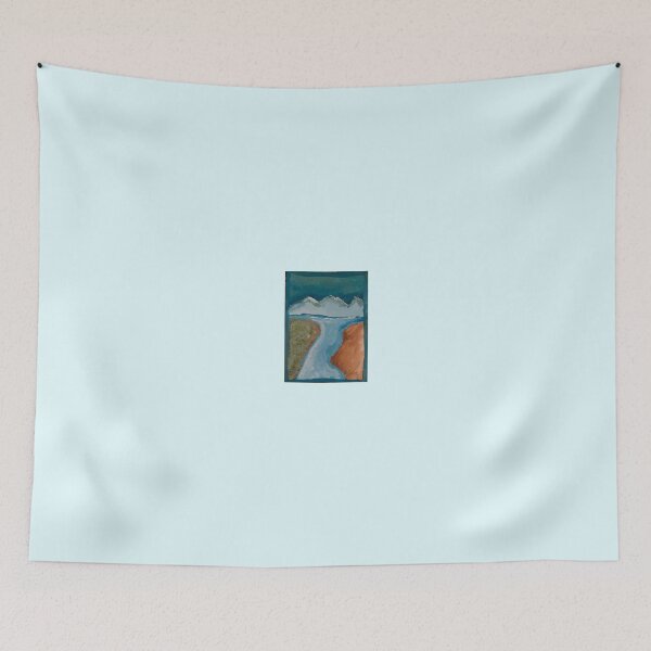 Item preview, Mountain, River grass, landscape  designed and sold by ilovegemz.