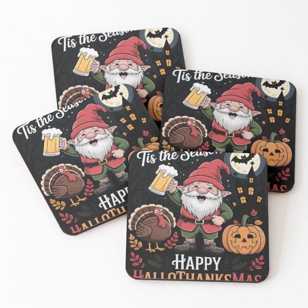 Item preview, Tis The Season Gnome Turkey Pumpkin Jack o lantern designed and sold by EntroRhim.