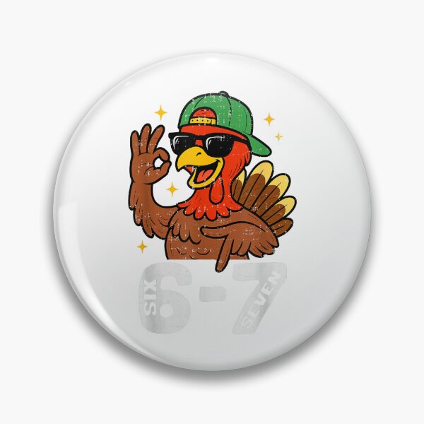 Item preview, Six Seven Turkey - Gen Z Meme designed and sold by Hili1978.