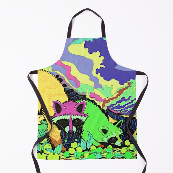 Item preview, Psychedelic Glow Raccoons designed and sold by Kwandry.