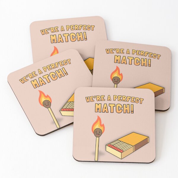Item preview, We're a perfect MATCH! designed and sold by danieldallefis.