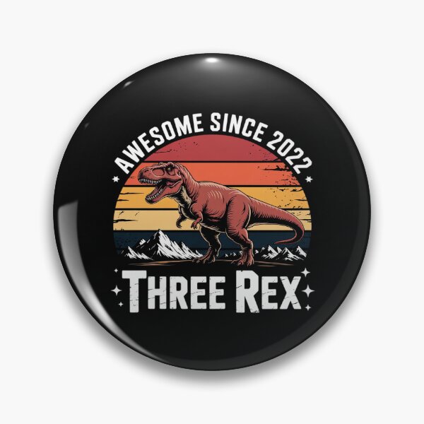 Item preview, Three Rex 3rd Birthday Third Dinosaur 3 Year Old designed and sold by EntroRhim.