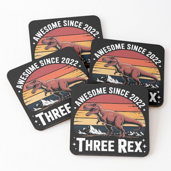 Item preview, Three Rex 3rd Birthday Third Dinosaur 3 Year Old designed and sold by EntroRhim.