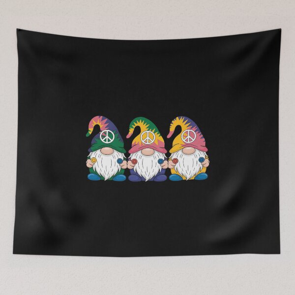 Item preview, Three Hippie Gnomes Peace Gnome designed and sold by EntroRhim.