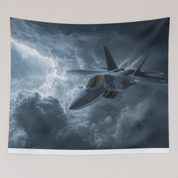 Item preview, Raptor Under the Flash Sky designed and sold by Skyframe Aviation.