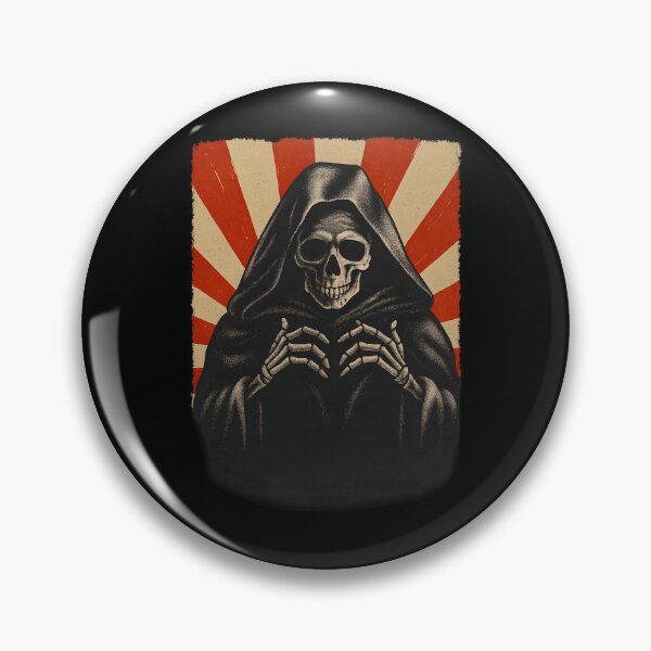 Item preview, Grim Reaper Vintage Skull Dark Horror Gothic Macabre Death  designed and sold by DrawHandArt.