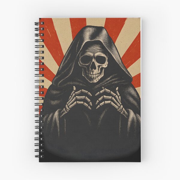 Item preview, Grim Reaper Vintage Skull Dark Horror Gothic Macabre Death  designed and sold by DrawHandArt.