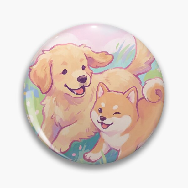 Item preview, Pastel Puppy Playdate designed and sold by Cute-Ur-Day.