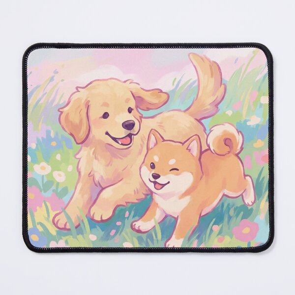 Item preview, Pastel Puppy Playdate designed and sold by Cute-Ur-Day.