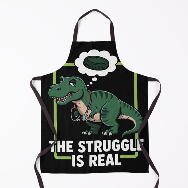 Item preview, The Struggle Is Real Sword Fighting Dinosaur Fencer Fencing designed and sold by EntroRhim.