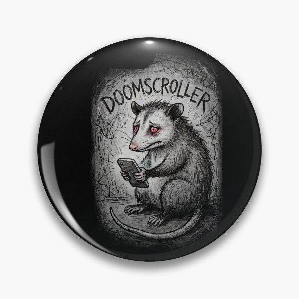 Item preview, Professional Doomscroller - 3 AM Possum Club designed and sold by socooked.