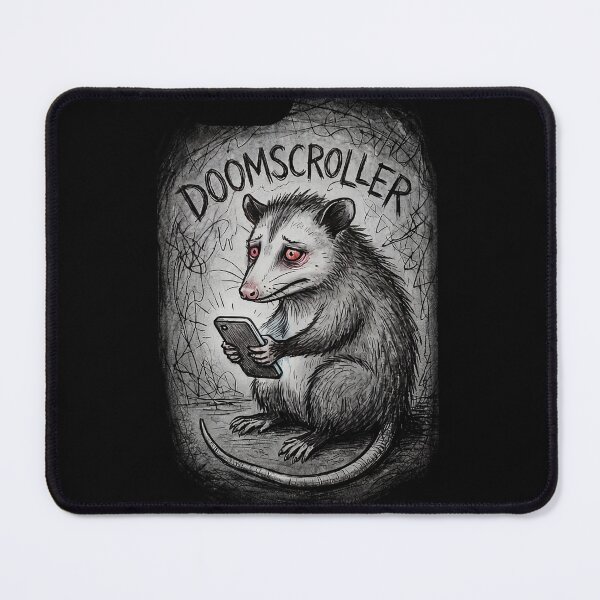 Item preview, Professional Doomscroller - 3 AM Possum Club designed and sold by socooked.