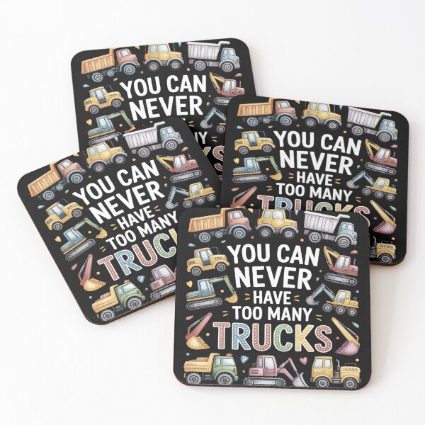Item preview, You Can Never Have Too Many Trucks Boys Construction Trucks designed and sold by EntroRhim.