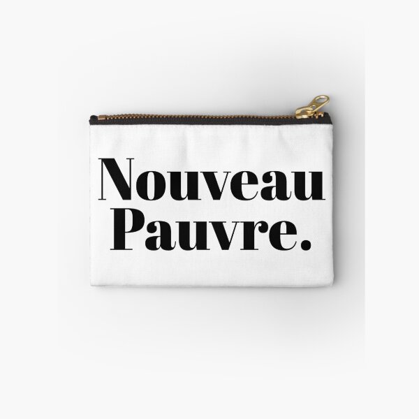 Item preview, Nouveau Pauvre Sarcastic French Meme Text T-Shirt designed and sold by Omarmadani.