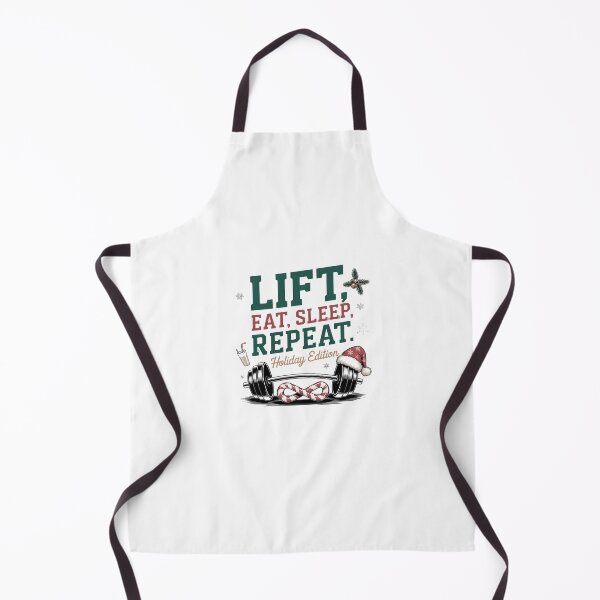 Item preview, Holiday Gym Quote – Lift Eat Sleep Repeat designed and sold by Dazzle-Sizzle.