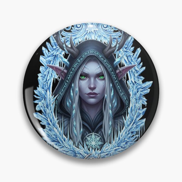 Item preview, The Silent Ice Queen: Gryla with Crown of Antlers designed and sold by HexOne.