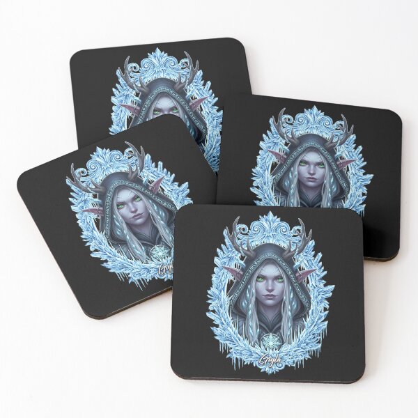 Item preview, The Silent Ice Queen: Gryla with Crown of Antlers designed and sold by HexOne.
